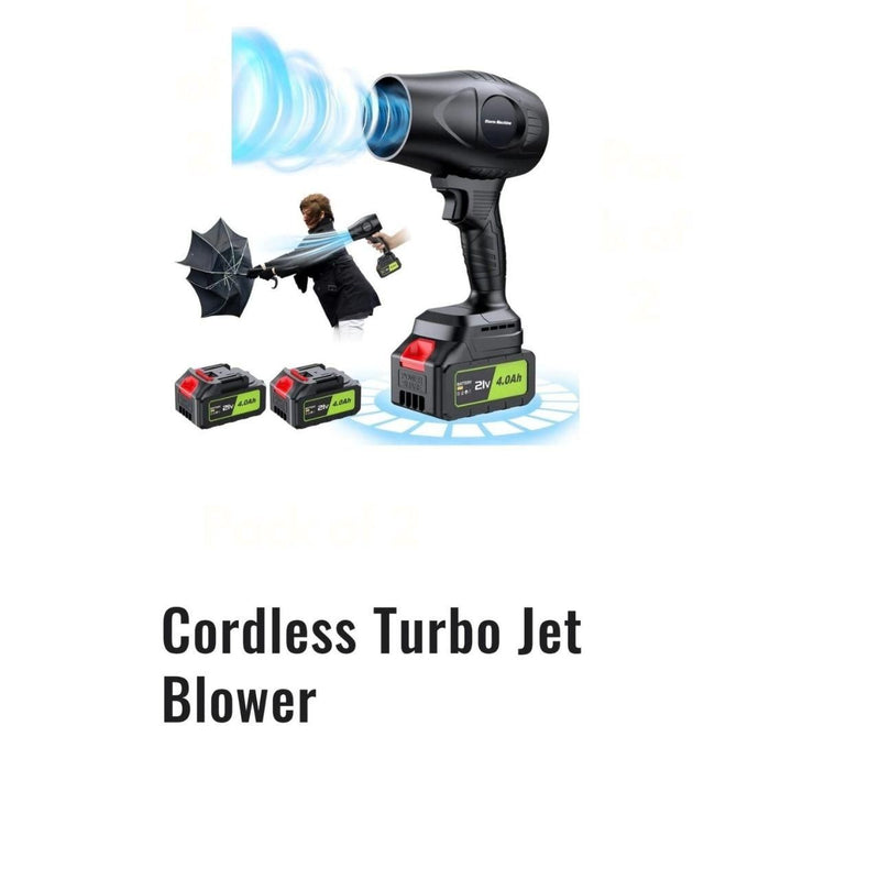 Markam's™ Cordless Turbo Air Blower – Multi-Purpose High-Speed Cleaner
