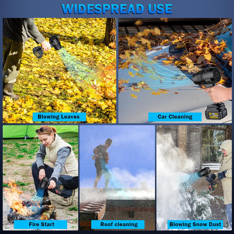 Markam's™ Cordless Turbo Air Blower – Multi-Purpose High-Speed Cleaner