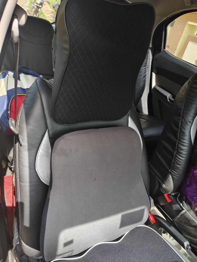 Luxury Car Seat Support Combo –  Back & Bum Cushions