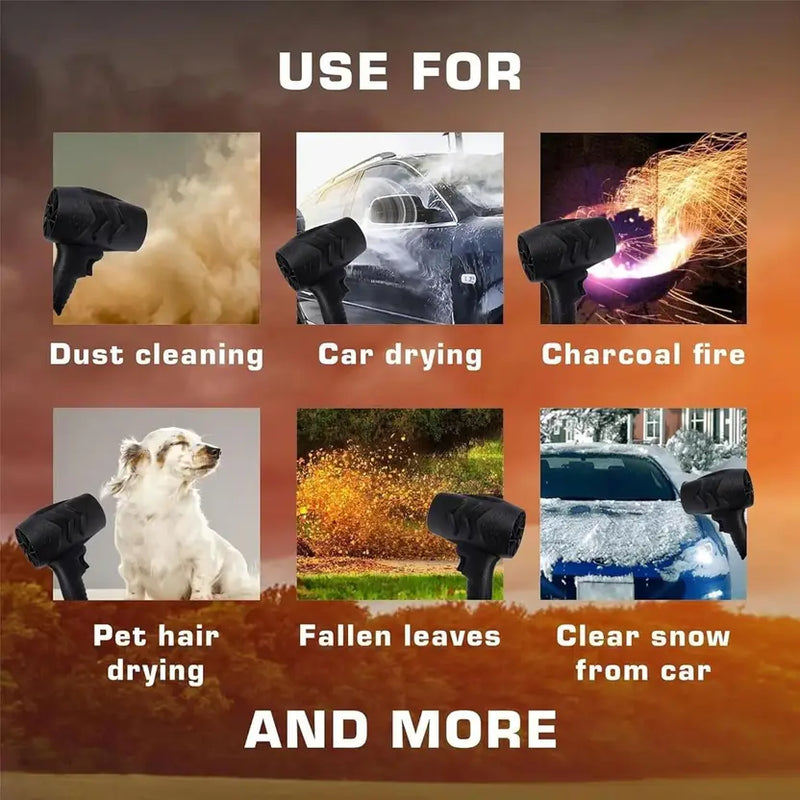 Markam's™ Cordless Turbo Air Blower – Multi-Purpose High-Speed Cleaner